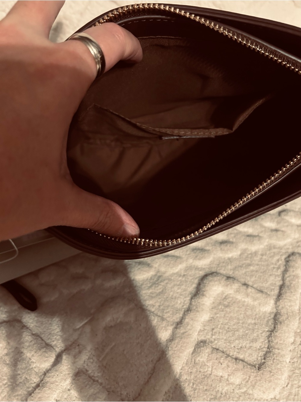 Valentino Orlandi Brown Women's Leather Shoulder Bag - Picture 5 of 6